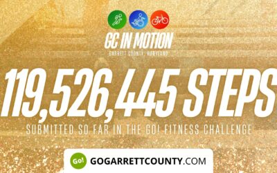 Featured Today on Go! Garrett County: 119 MILLION+ STEPS/ACTIVITY RECORDS! – Step/Activity Challenge Weekly Leaderboard – Week 105