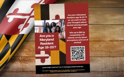 Reminder: Maryland Young Adult Survey on Alcohol Now Available (Win Up to $95!)