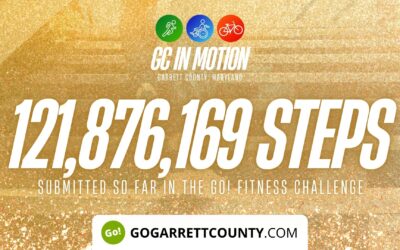 Featured Today on Go! Garrett County: 121 MILLION+ STEPS/ACTIVITY RECORDS! – Step/Activity Challenge Weekly Leaderboard – Week 107