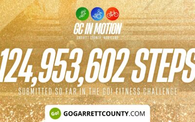 Featured Today on Go! Garrett County: 124 MILLION+ STEPS/ACTIVITY RECORDS! – Step/Activity Challenge Weekly Leaderboard – Week 110