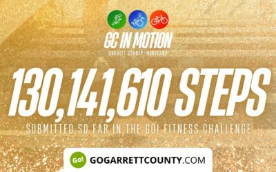 Featured Today on Go! Garrett County: 130 MILLION+ STEPS/ACTIVITY RECORDS! – Step/Activity Challenge Weekly Leaderboard – Week 116