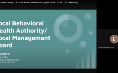 Garrett County Child & Adolescent Wellness Workgroup February 2025 Recording Now Available – Garrett County Local Management Board & Local Behavioral Health Authority Presentation