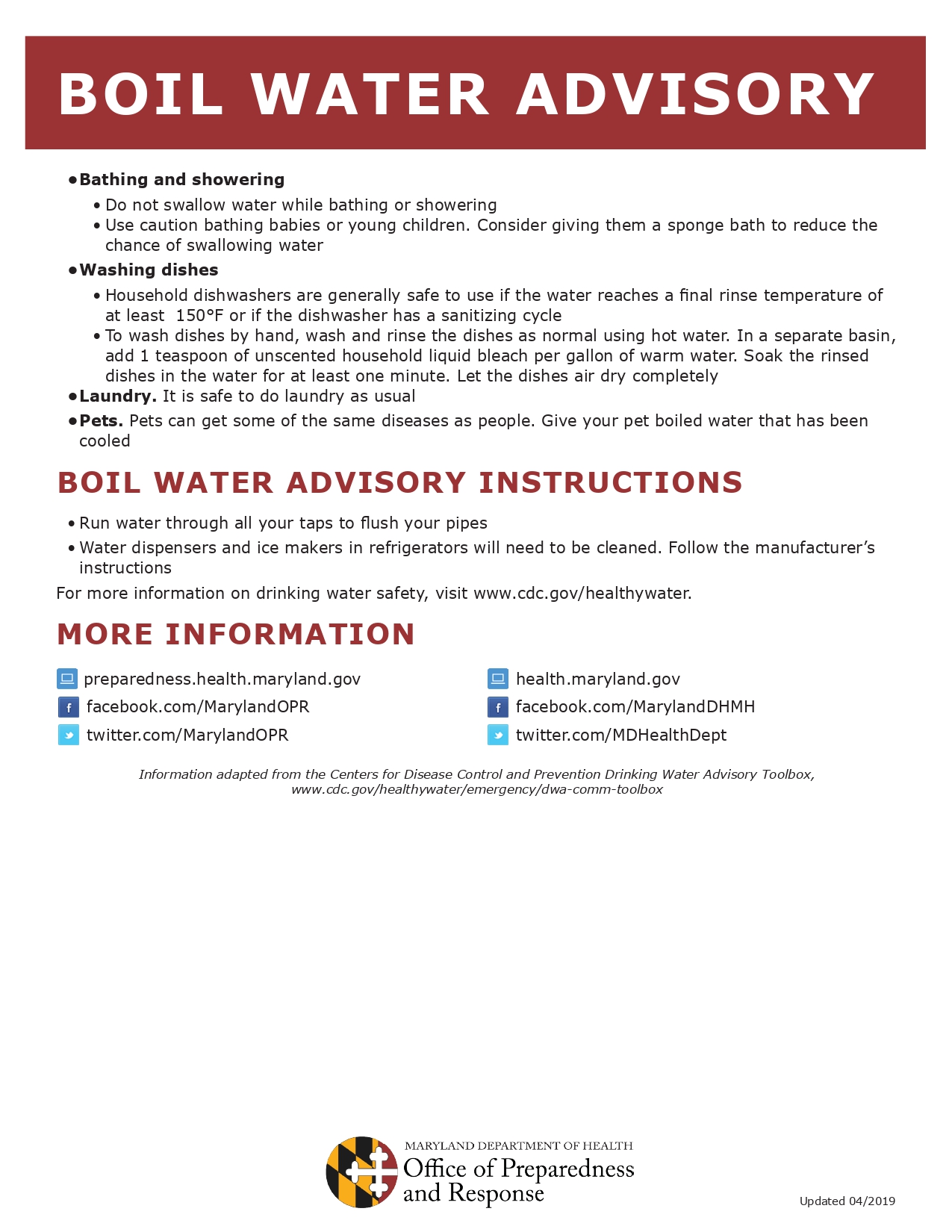 Boil Advisory