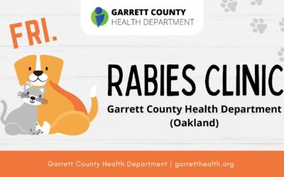 Rabies Clinic TODAY! (5/16) – Garrett County Health Department (Oakland)