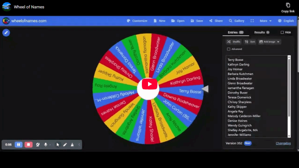 Wheel of Names
