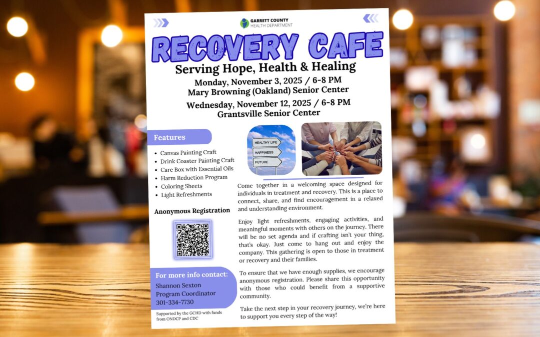 TODAY! (11/12) – Recovery Cafe in Grantsville