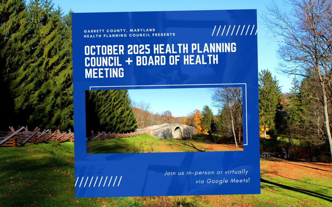 October 2025 Health Planning Council + Board of Health Meeting Announced