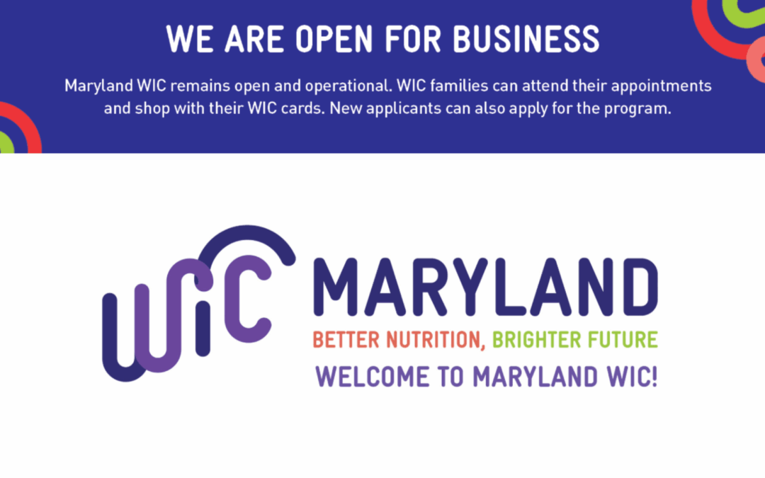 WIC: WE ARE OPEN FOR BUSINESS