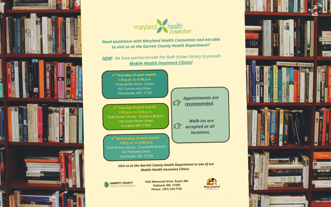 NEW! – Maryland Health Connection Mobile Health Insurance Clinics!