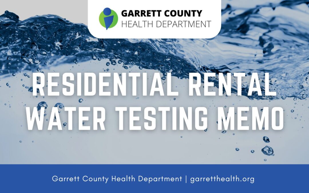 Residential Rental Water Testing Memo