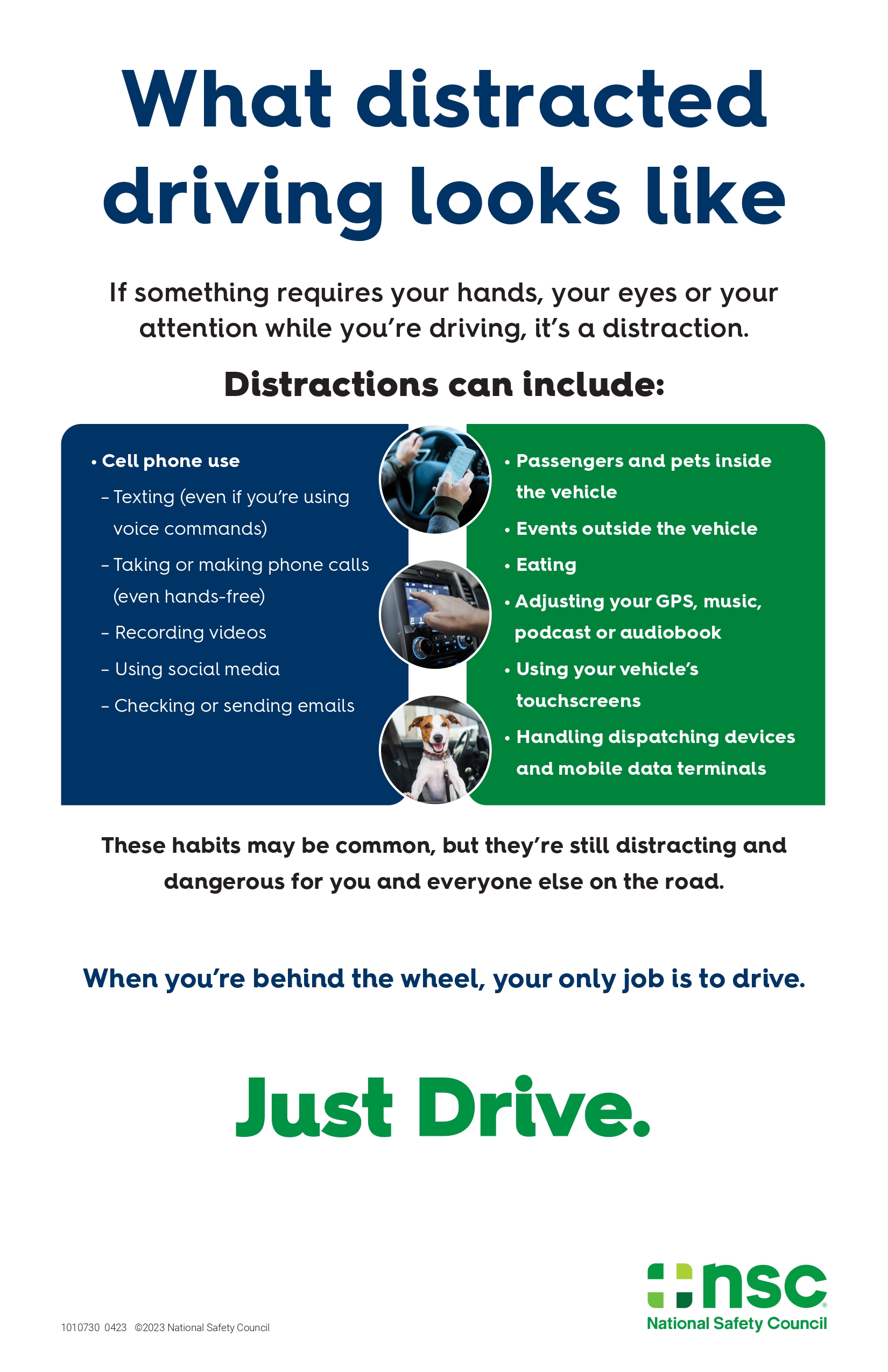 What Distracted Driving Looks Like