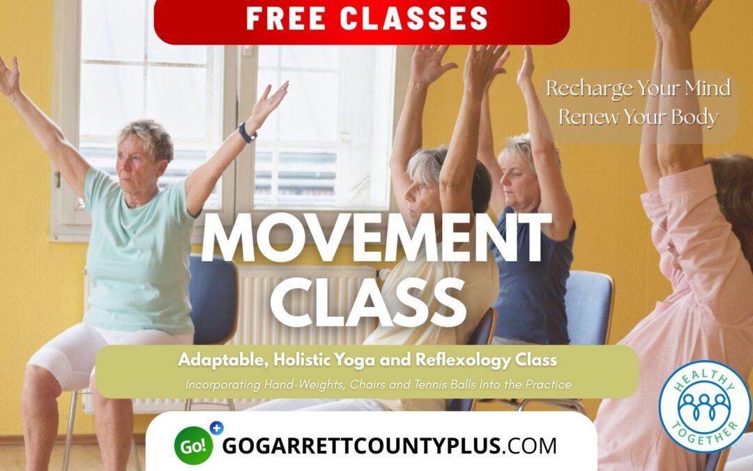 Featured Today on Go! Garrett County + – FREE Movement Classes Scheduled in Bloomington!