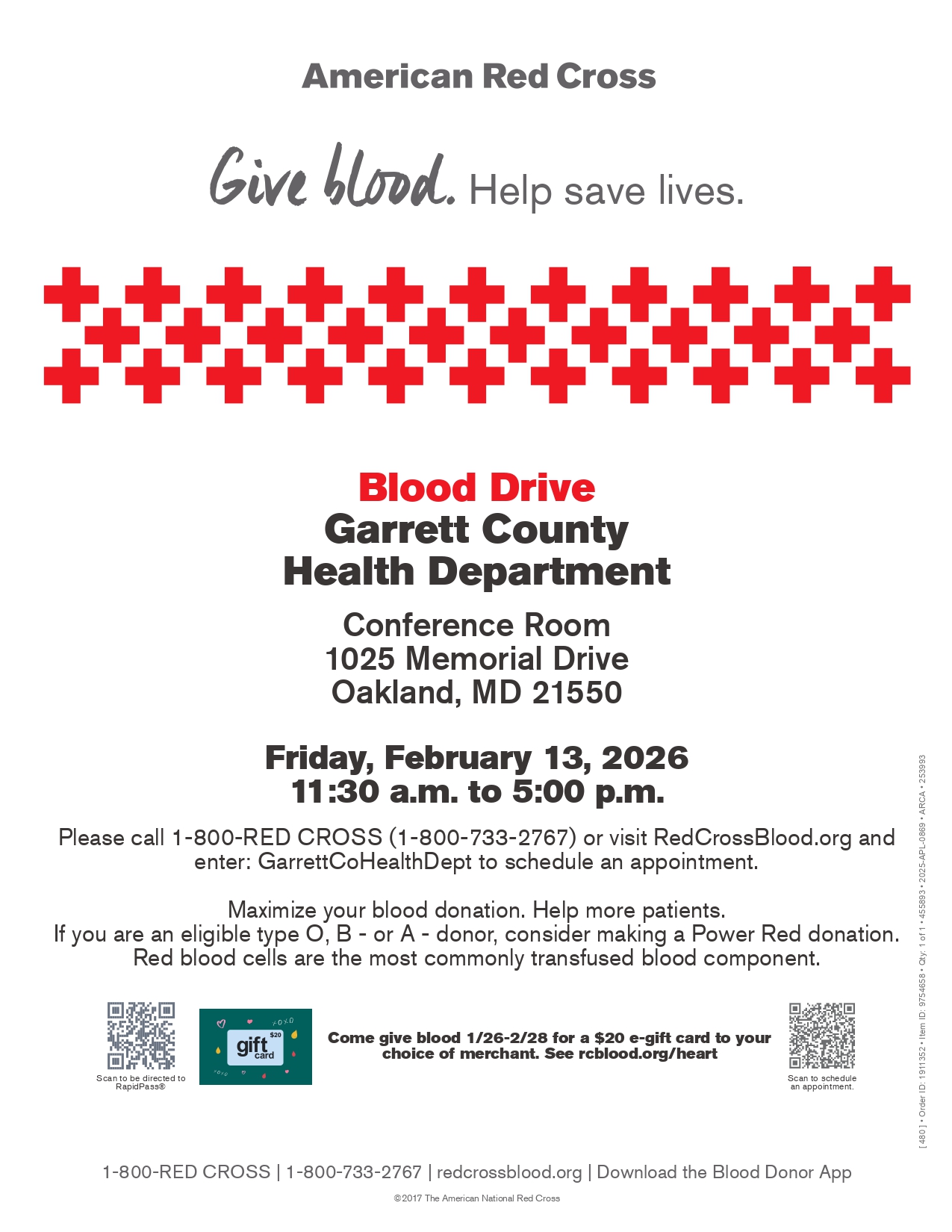 Blood Drive Flyer