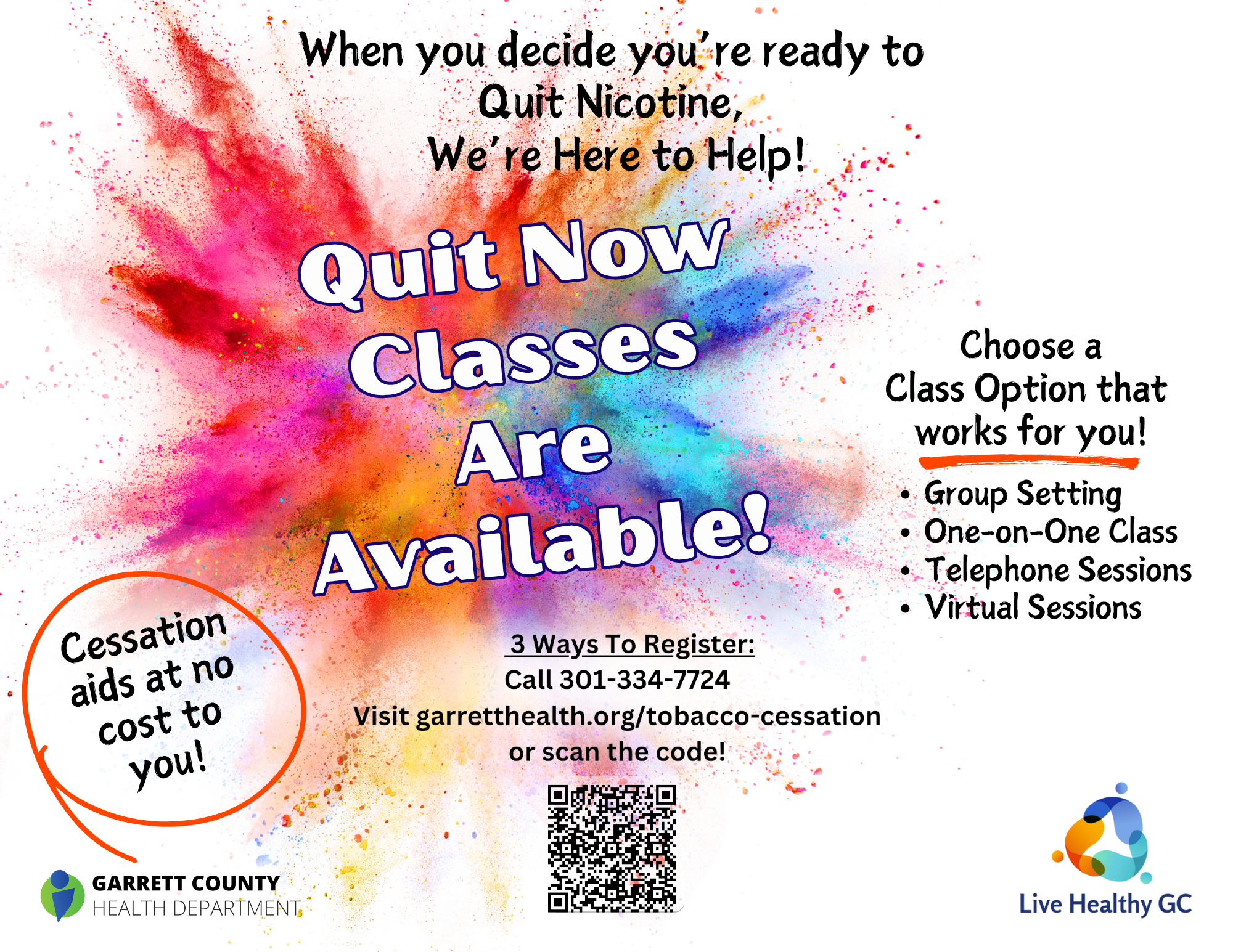 Quit Now Class Flyer