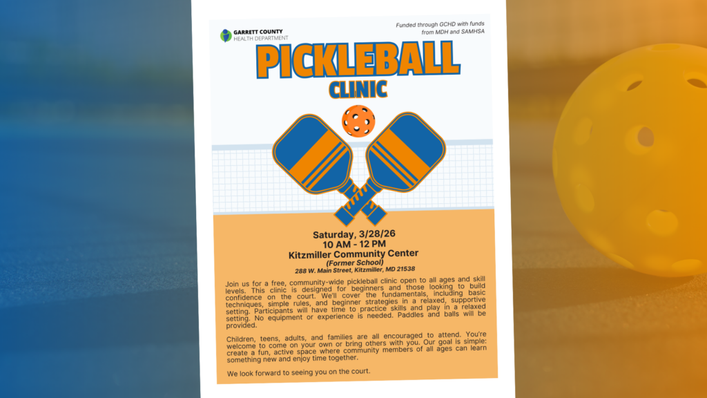 Pickleball Banner for Kitzmiller