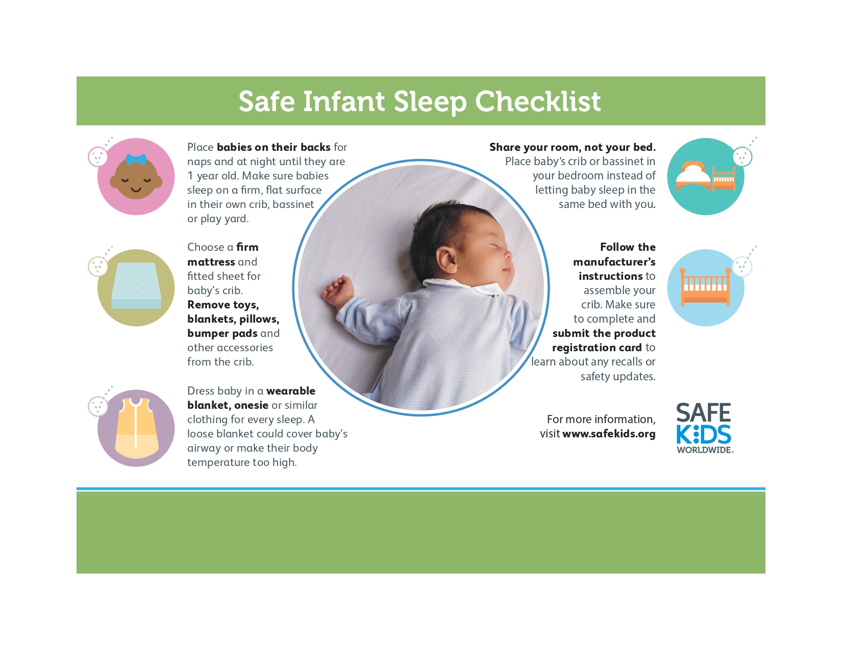 Early Care Resource: Safe Infant Sleep Checklist
