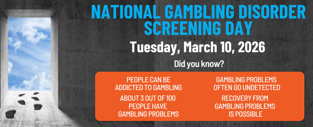 Gambling Screening Day Banner
