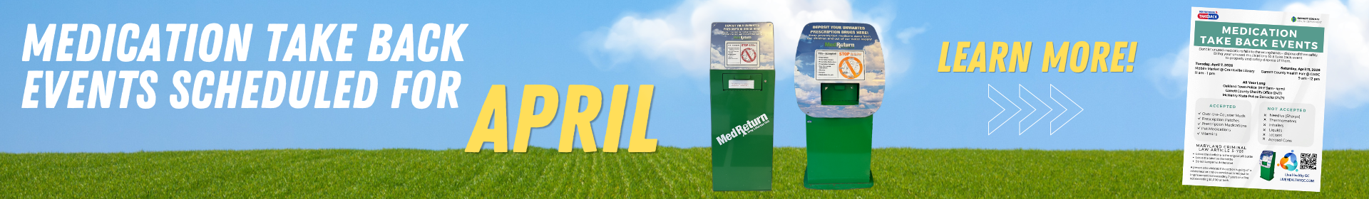 Take Back Events Banner